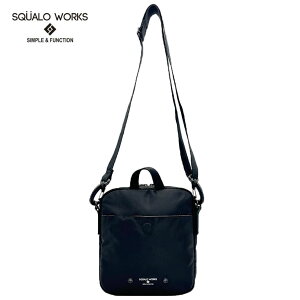 SQUALO WORKS �X�N�A�[�����[�N�X SW-RN003 �~�j�V�����_�[ ���T�C�N���i�C���� �~�j�}�� �V���v�� �J�W���A�� ���j�Z�b�N�X �ϋv�� �y�� ������ �o�� ���s Recycle Nylon MINI SHOULDER BAG