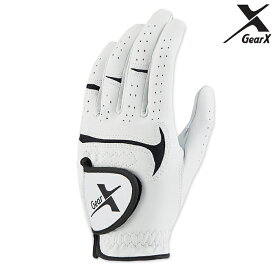 GearX ギアエックス 防水 羊皮 ゴルフグローブ ホワイト メンズ