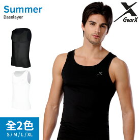 GearX ギアエックス 一般 夏用 Baselayer ランニングシャツRound Neck メンズ
