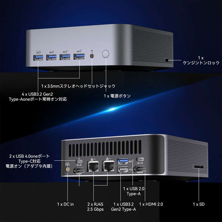 楽天市場】GEEKOM AI ミニpc GT1 Mega 第14代最强 インテル Core U9 