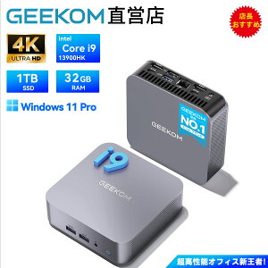 y25OFFN[|IzGEEKOM GT13 Pro ~jPC 2025ŐV i9-13900HK ő5.4GHz ő 128GB+6TB SSDig\j e 3Nۏ Win11Pro ^PC 8KΉ 32GB+1TBUSB4iOculinkj/WiFi6E/2.