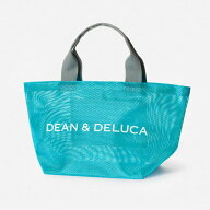 DEAN & DELUCA メッシュトートバッグ ターコイズ S 2026 ディーンアンドデルーカ