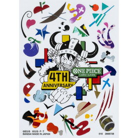 【予約商品】 ONE PIECEカードゲーム 4th Anniversary Set 4周年記念 プロモカード9枚 スリーブ プレイマット カードケース