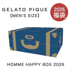 y\񏤕i 2026N1{`{ח\ z WFsP 2026 MEN'S SIZE GELATO PIQUE HOMME HAPPY BOX 2026 WF[gsP