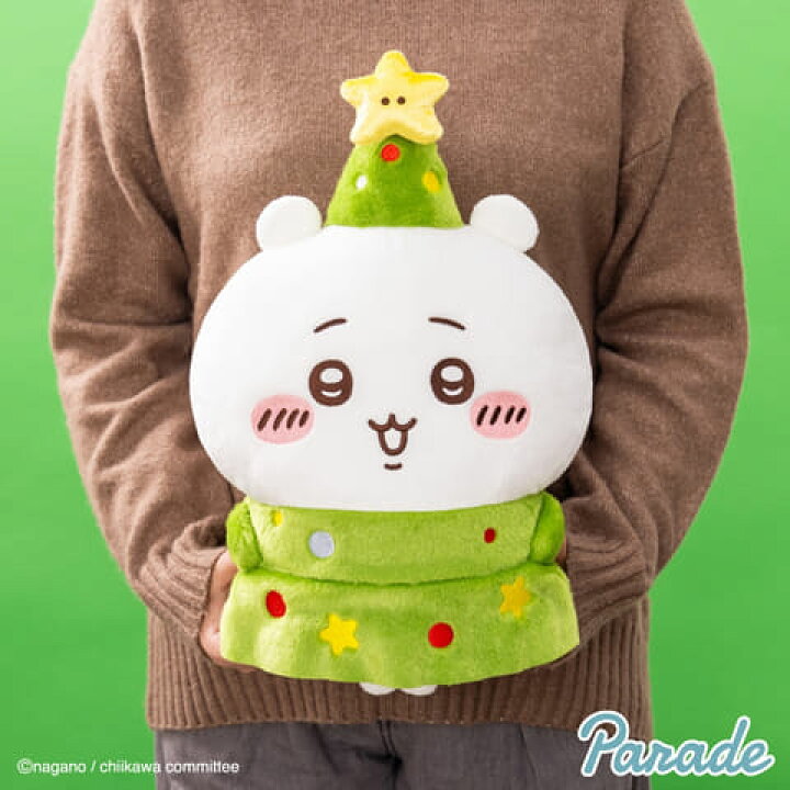楽天市場】ちいかわ クリスマスBIGぬいぐるみ ちいかわ ハチワレ 