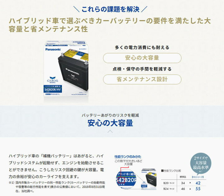 楽天市場】S55D23L/H2 【新品カーバッテリー】 □パナソニック正規品 