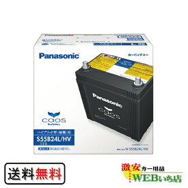 【4/25限定！★抽選で2人に1人★最大100％ポイントバック！要エントリー】N-S55B24L/HV パナソニックカオス ハイブリッド KK9N0D18P