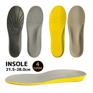 送料無料 インソール 中敷き 1足分 靴用品 衝撃吸収 立体構造 男女兼用 レディース メンズ 負担軽減 スポーツ ウォーキング ジョギング ランニング