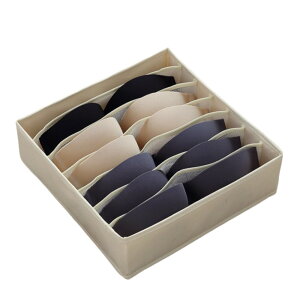 送料無料 下着収納ケース ボックス 折りたたみ 整理整頓 仕切り 省スペース 引き出し 靴下 衣類 小物 ランジェリー ブラジャー パンツ ソックス インナー ネクタイ アンダーウェア クローゼ