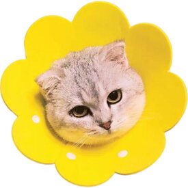 送料無料 エリザベスカラー ソフト 猫用 犬 ペット用品 スナップボタン 傷舐め防止 傷口保護 術後 ケア用品 引っ掻き防止 簡単装着 フラワーデザイン 小型犬 柔らかい 花型 ソリッドカラー 可愛い おしゃれ ネコ用 イヌ ねこ いぬ エリカラ