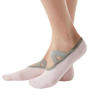 送料無料 ヨガソックス 靴下 滑り止め付き クロスストラップ ゴムストラップ つま先あり ショート丈 ヨガ ピラティス ダンス エクササイズ スポーツ フィットネス 運動 滑りにくい おしゃれ