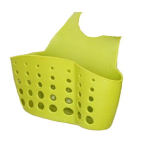 送料無料 スポンジホルダー スポンジラック 蛇口吊り下げ 吊るす 水道 水切り 収納 省スペース スポンジ置き スポンジ入れ たわし シンク 台所 簡単取り付け 便利 シンプル 無地 シリコン キ