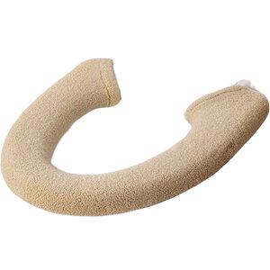 送料無料 便座カバー トイレカバー U型 スナップボタン留め 装着簡単 トイレ用品 インテリア雑貨 日用品 洗える おしゃれ かわいい ふわふわ 単色 無地 電気代節約 エコ