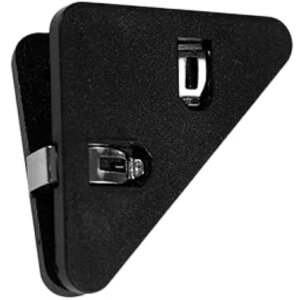 送料無料 コーナークリップ 三角クリップ 同色5個セット 文房具 コーナー保護 整理 カラバリ豊富 無地 単色