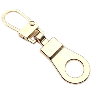 送料無料 ファスナー プルタブ 4個セット スライダー チャック シッパーヘッド 引き手 部品 付け替え 交換 修理 簡単 工具不要