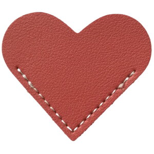 送料無料 ブックマーク 単品 栞 しおり ブックマーカー ハート レザー調 クリップ 本 挟む 見つけやすい かわいい おしゃれ 便利 カラバリ豊富 小説 雑誌 女性 女子 女の子 角 コーナー