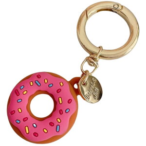 送料無料 エアタグカバー エアタグケース AirTagカバー AirTagケース GPS 保護ケース 保護カバー シリコンケース キーホルダー ドーナツ お菓子 かわいい おしゃれ airtag airtag