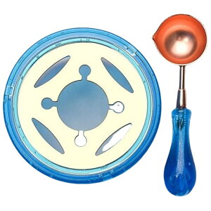 送料無料 シーリングワックス 2点セット ワックス炉 スプーン シーリングスタンプ デザインスタンプ 日用品雑貨 溶融 かき混ぜ棒 スタンプ台 封筒 手紙 招待状 シール かわいい おしゃれ