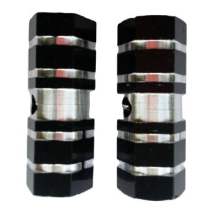 送料無料 ハブステップ ギヤガード 2本セット アルミ製 ペグ 自転車 マウンテンバイク BMX ビーチクルーザー 軽量 カスタムパーツ