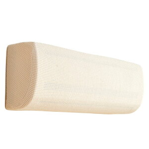 送料無料 エアコンカバー ダストカバー ワッフル地 伸縮 クーラー 室内機 空調カバー 防塵 防湿 防汚 ほこり除け 汚れ対策 無地 シンプル おしゃれ ブラック ホワイト ベージュ グレー ブル