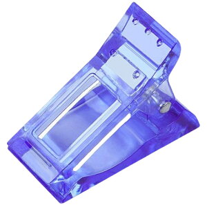 送料無料 ネイルクリップ 同色5個セット ポリジェル用 ネイルツール ネイルチップ ネイルエクステンション 長さだし チップフォーム クリア ネイル用品 ネイルグッズ