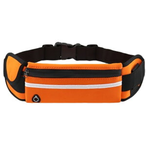 送料無料 ランニングポーチ ランニングバッグ ウエストバッグ ウエストポーチ 男女兼用 メンズ レディース 男性 女性 鞄 カバン ヒップバッグ イヤホン穴 反射材 夜間 ペットボトルホルダー