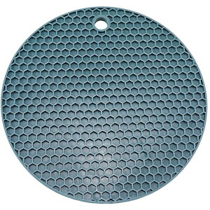 送料無料 鍋敷き 鍋置き シリコン 円形 丸型 ラウンド型 耐熱 洗える 滑り止め ソフト 柔らかい 柔軟 カラフル カラバリ豊富 キッチンツール