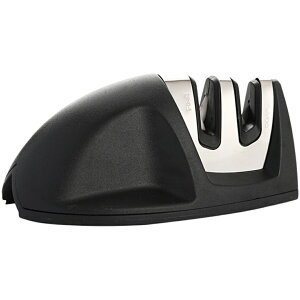 送料無料 包丁研ぎ器 砥石 ナイフシャープナー 2段階 手動 研磨 研ぐ 調理器具 キッチン用品 シンプル 小型 コンパクト 滑り止め メンテナンス 簡単 便利