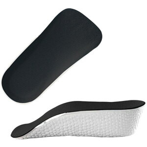 送料無料 シークレットインソール 中敷き ハーフインソール インヒール 厚底 かかと用 メンズ レディース 靴用品 高さ1.5cm 2.5cm 3.5cm アーチサポート 上げ底 クツ くつ 女性用 男性用 男女兼用