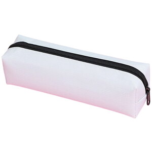 送料無料 ペンケース 筆箱 筆記具入れ 文房具 ペン入れ 小物入れ 無地 四角形 長方形 スクエア コンパクト ファスナー おしゃれ シンプル カラバリ豊富