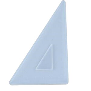 送料無料 シリコンモールド レジン型 DIY 抜き型 UVレジン型 ハンドメイド用品 型作り 三角定規 分度器 直角三角形 定規 直定規 目盛り付き 樹脂粘土 手作り オリジナル 手芸 シリコン型 文房