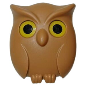 送料無料 マグネットフック キーフック ウォールフック フック 壁掛け 貼り付け 鍵 収納 収納用品 インテリア雑貨 磁石 ぶら下げ フクロウ おしゃれ 便利 ドア 穴あけ不要