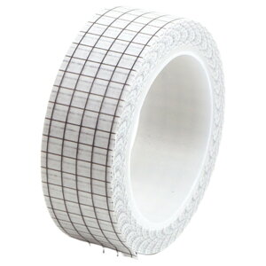 送料無料 マスキングテープ クラフト 和紙 紙 シール デコレーション ラッピング DIY 格子 チェック ギフト スクラップブッキング ラベル シンプル おしゃれ かわいい ノート スケジュール帳