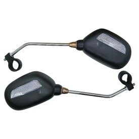 送料無料 バックミラー 2個セット 自転車 ミラー サイクルミラー 反射板 リフレクター セーフティミラー 後方確認 サイドミラー ハンドル 取り付け マウンテンバイク 事故防止