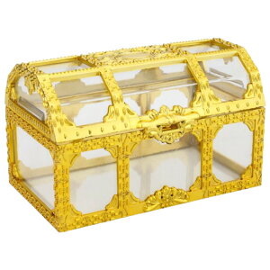 送料無料 小物入れ 収納ケース 蓋付き 宝箱風 ミニサイズ クリア 文房具 お菓子 キャンディー 飴 小物収納 日用品雑貨 収納ボックス マルチケース インテリア 雑貨 整理整頓 コンパクト 便利