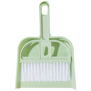 送料無料 ミニほうき ちりとり 2点セット 吊り下げ 箒 塵取り お手入れ 室内 掃除グッズ 清掃 コンパクト 多機能 ペット用 机 玄関 かわいい シンプル お手軽 収納便利 ピンク 緑 青