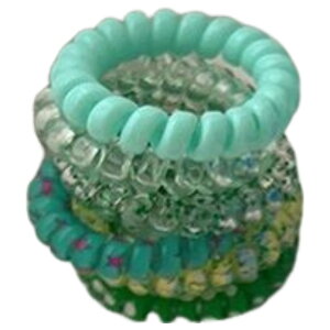 送料無料 ヘアゴム スプリングゴム 6個セット 髪ゴム レディース 女性 キッズ 女の子 ヘアアクセサリー 髪留め ヘアアレンジ まとめ髪 水泳 スイミング 海 海水浴 お風呂 髪飾り スポーツ 事