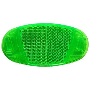 送料無料 ホイールリフレクター 自転車用 6個セット 反射板 スポークリフレクター 楕円形 夜間 安全対策 セーフティグッズ タイヤ 車輪 通勤 通学