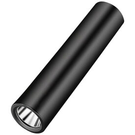 送料無料 懐中電灯 LED ライト 小型 コンパクト USB 充電式 明るい 持ち運び 携帯 ハンディ ブラック 黒 リチウム シンプル 防災 夜道 アウトドア 便利