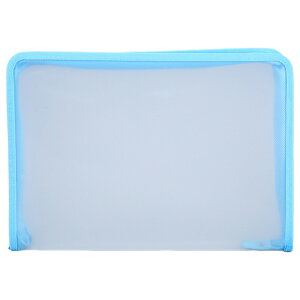 送料無料 ファイルケース 単品 1個 A4 クリアファイル クリアケース ドキュメントファイル 半透明 ファスナー ジッパー 事務用品 収納 保管 書類ケース 資料 持ち運び オフィス 学習 便利 シ