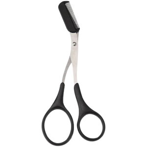 送料無料 眉はさみ コーム付き 脱着式 外れる コスメ メイク道具 ケアグッズ 眉毛カット アイブローカット くし付き 簡単 眉カット 眉毛 はさみ まゆげ ハサミ