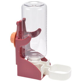 送料無料 ペット用給水器 自動給水器 ペット用品 ペットグッズ 犬用 猫用 水飲み器 水入れ 給水ボトル 水やり ゲージ用 ゲージ取り付け 水飲みボトル ウォーターボトル ウサギ 小動物 洗える 取り付け簡単 シンプル 便利グッズ イヌ ネコ ドッグ キャット 赤 青 橙