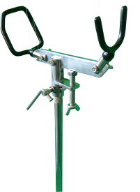 EXロッドホルダー Φ15mm実芯 タマン ピトン棒付 ステンレス IR-1703