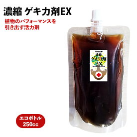 リニューアル エコボトル 25%増量【お徳用250cc】濃縮ゲキ力剤EX 植物のパフォーマンスを引き出す活力剤