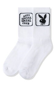 Anti Social Social Club Playboy x ASSC Bunny White Socks