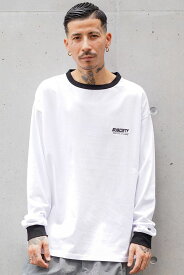 Subciety(サブサエティ) BRACE TEE-WHITE/BLACK