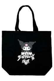 LONELY論理 LONELY論理×SANRIO KUROMI TAGGING CANVAS TOTE-BLACK