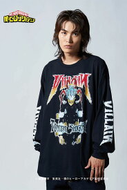 glamb(グラム)　Tomura Shigaraki Long Sleeves T Black