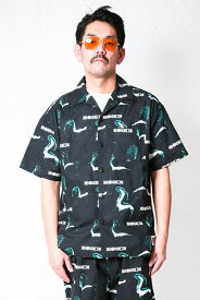 ANIMALIA (アニマリア) SWAGGER S/S SHIRTS - SKUNK BLACK