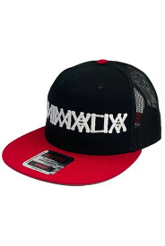 ANIMALIA (アニマリア) SIX PANELS MESH CAP-LOGO BLACK&RED